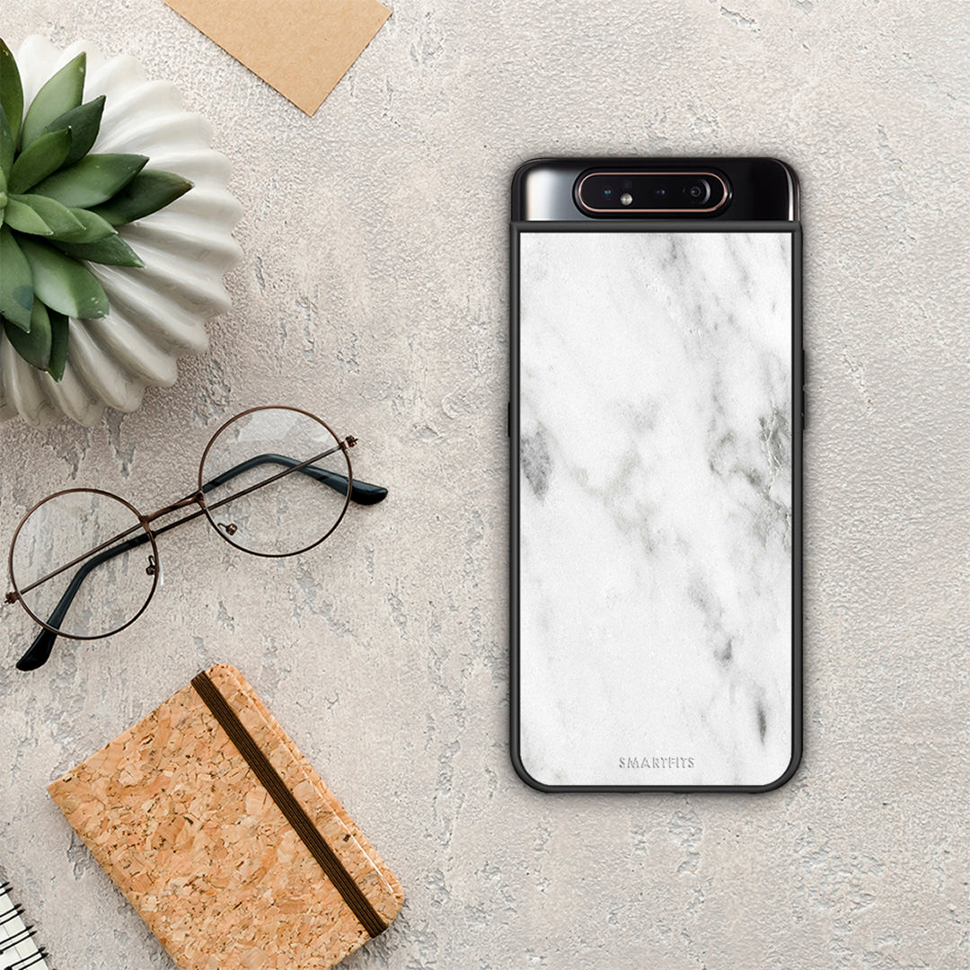Marble White - Samsung Galaxy A80 case