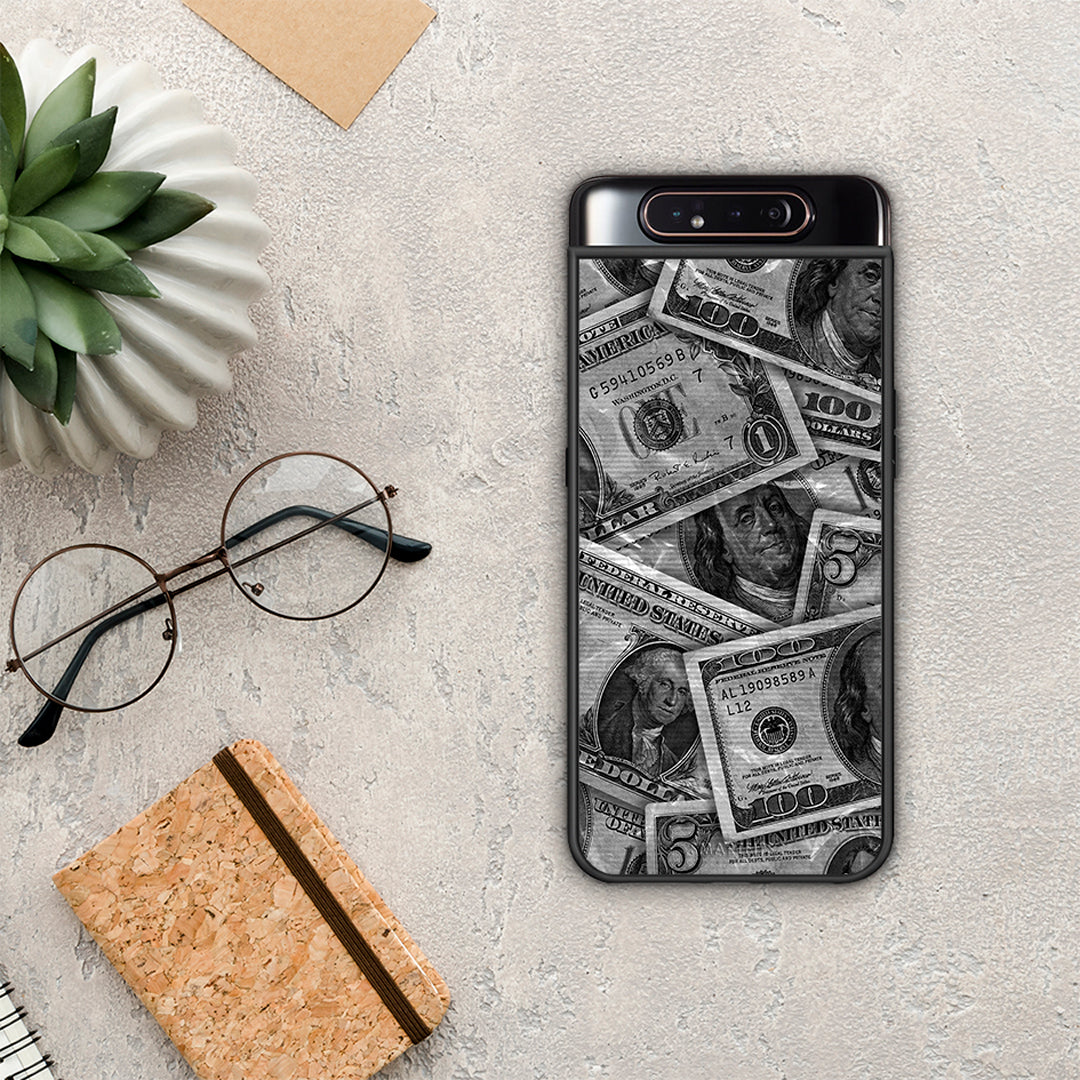 Money Dollars - Samsung Galaxy A80 case