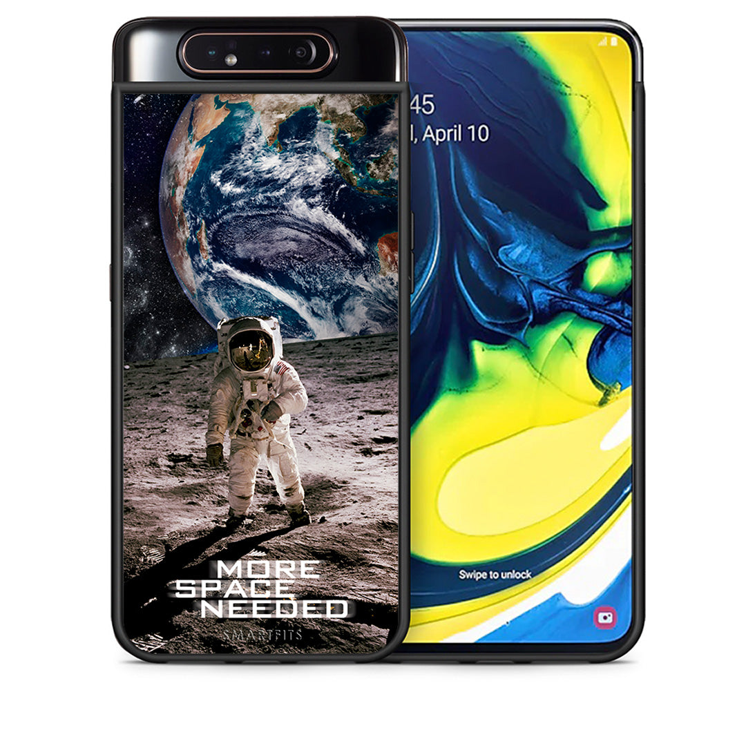 Θήκη Samsung A80 More Space από τη Smartfits με σχέδιο στο πίσω μέρος και μαύρο περίβλημα | Samsung A80 More Space case with colorful back and black bezels