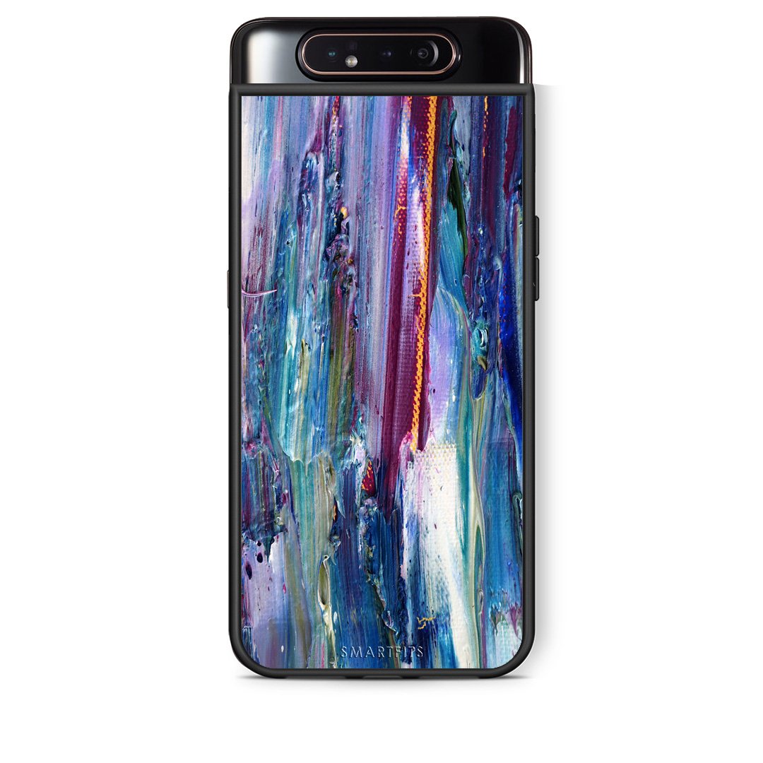 99 - Samsung A80 Paint Winter case, cover, bumper