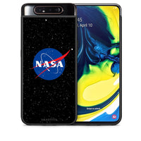 Thumbnail for Θήκη Samsung A80 NASA PopArt από τη Smartfits με σχέδιο στο πίσω μέρος και μαύρο περίβλημα | Samsung A80 NASA PopArt case with colorful back and black bezels