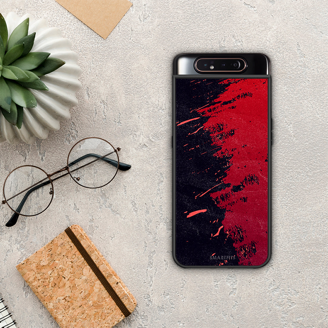 Red Paint - Samsung Galaxy A80 case