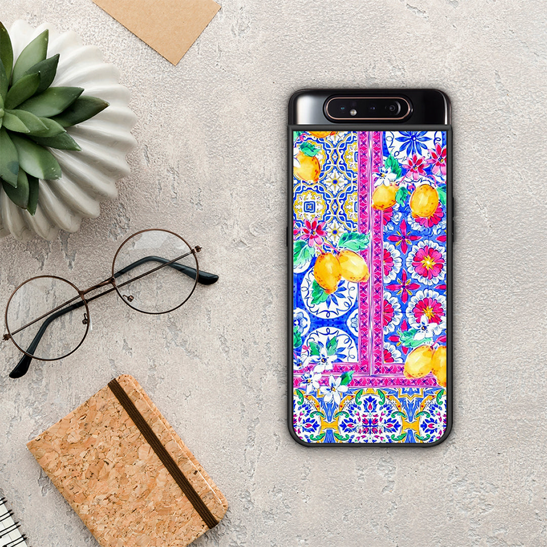 Retro Spring - Samsung Galaxy A80 case