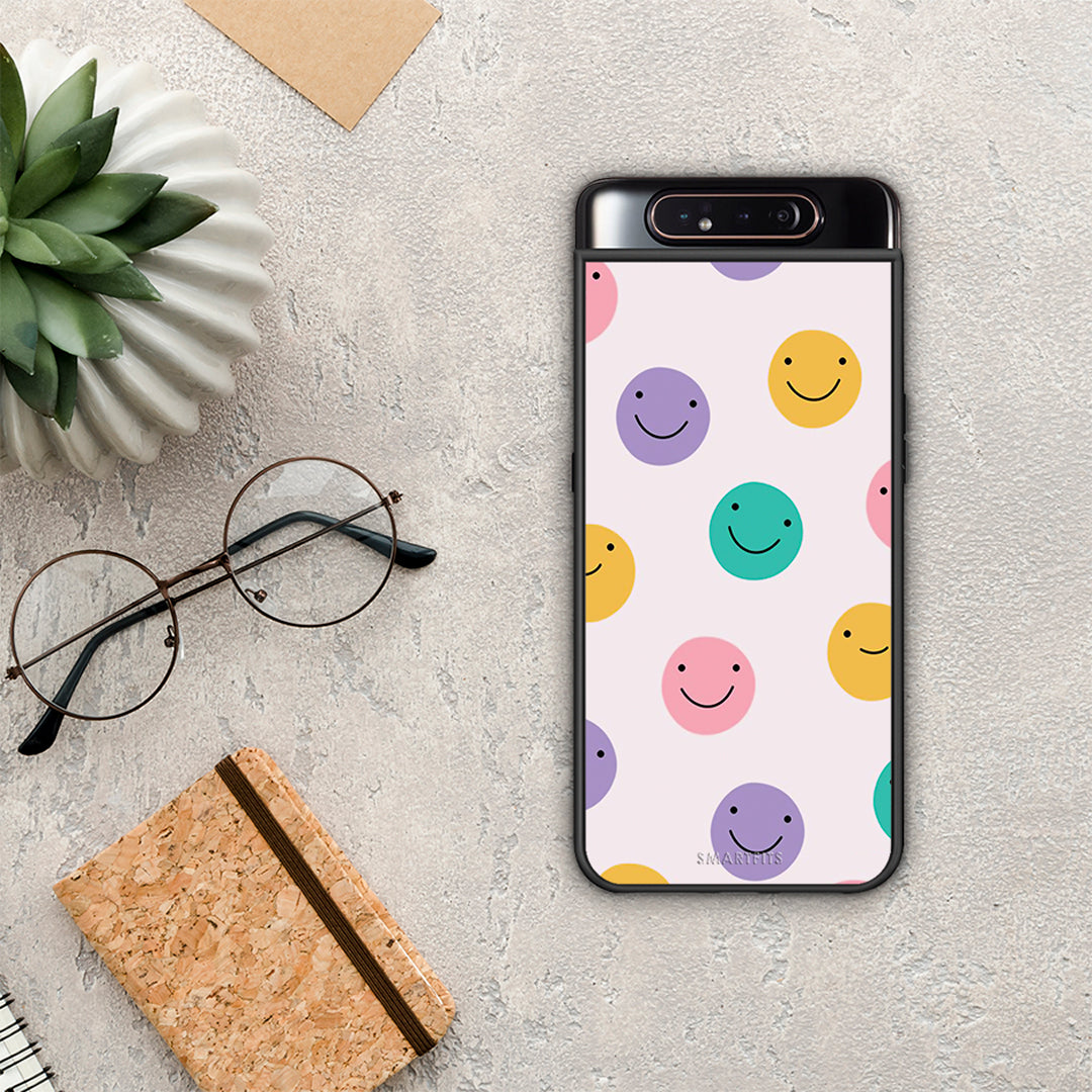 Smiley Faces - Samsung Galaxy A80 case