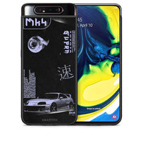 Thumbnail for Θήκη Αγίου Βαλεντίνου Samsung A80 Tokyo Drift από τη Smartfits με σχέδιο στο πίσω μέρος και μαύρο περίβλημα | Samsung A80 Tokyo Drift case with colorful back and black bezels