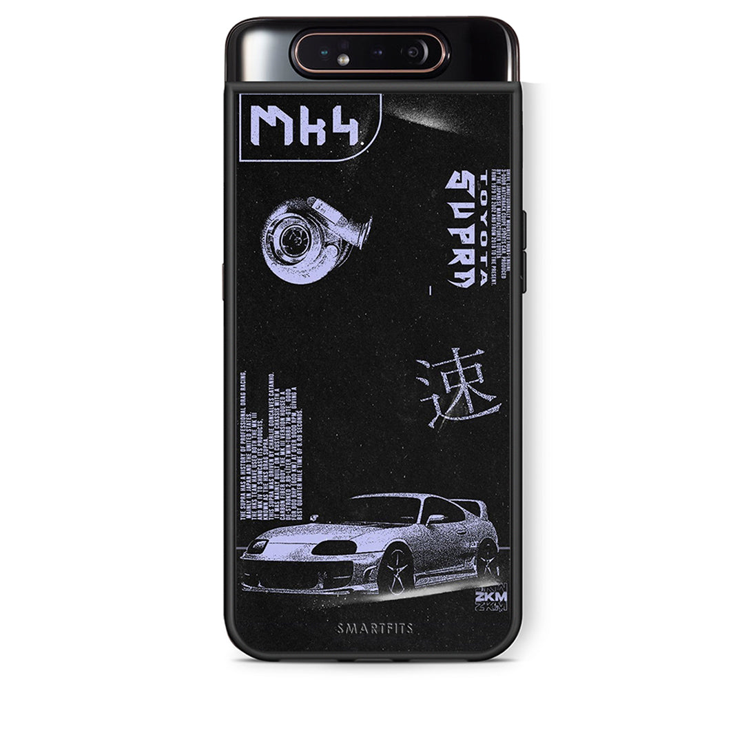 Samsung A80 Tokyo Drift Θήκη Αγίου Βαλεντίνου από τη Smartfits με σχέδιο στο πίσω μέρος και μαύρο περίβλημα | Smartphone case with colorful back and black bezels by Smartfits