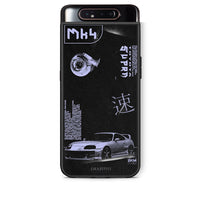 Thumbnail for Samsung A80 Tokyo Drift Θήκη Αγίου Βαλεντίνου από τη Smartfits με σχέδιο στο πίσω μέρος και μαύρο περίβλημα | Smartphone case with colorful back and black bezels by Smartfits