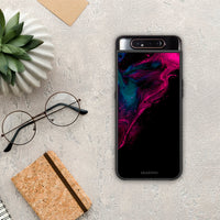 Thumbnail for Watercolor Pink Black - Samsung Galaxy A80 case