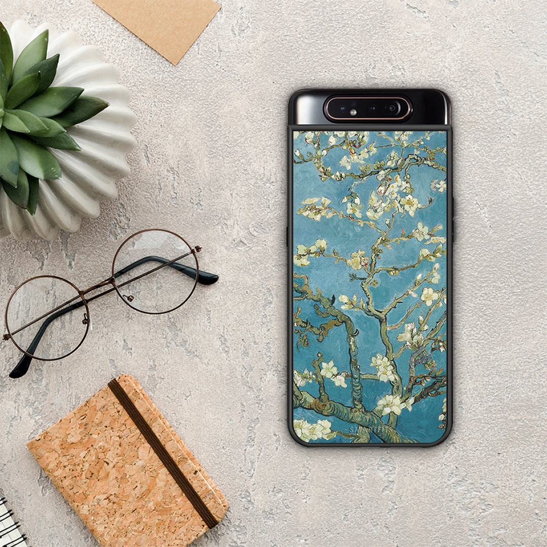 White Blossoms - Samsung Galaxy A80 case