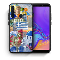 Thumbnail for Θήκη Samsung A9 All Greek από τη Smartfits με σχέδιο στο πίσω μέρος και μαύρο περίβλημα | Samsung A9 All Greek case with colorful back and black bezels