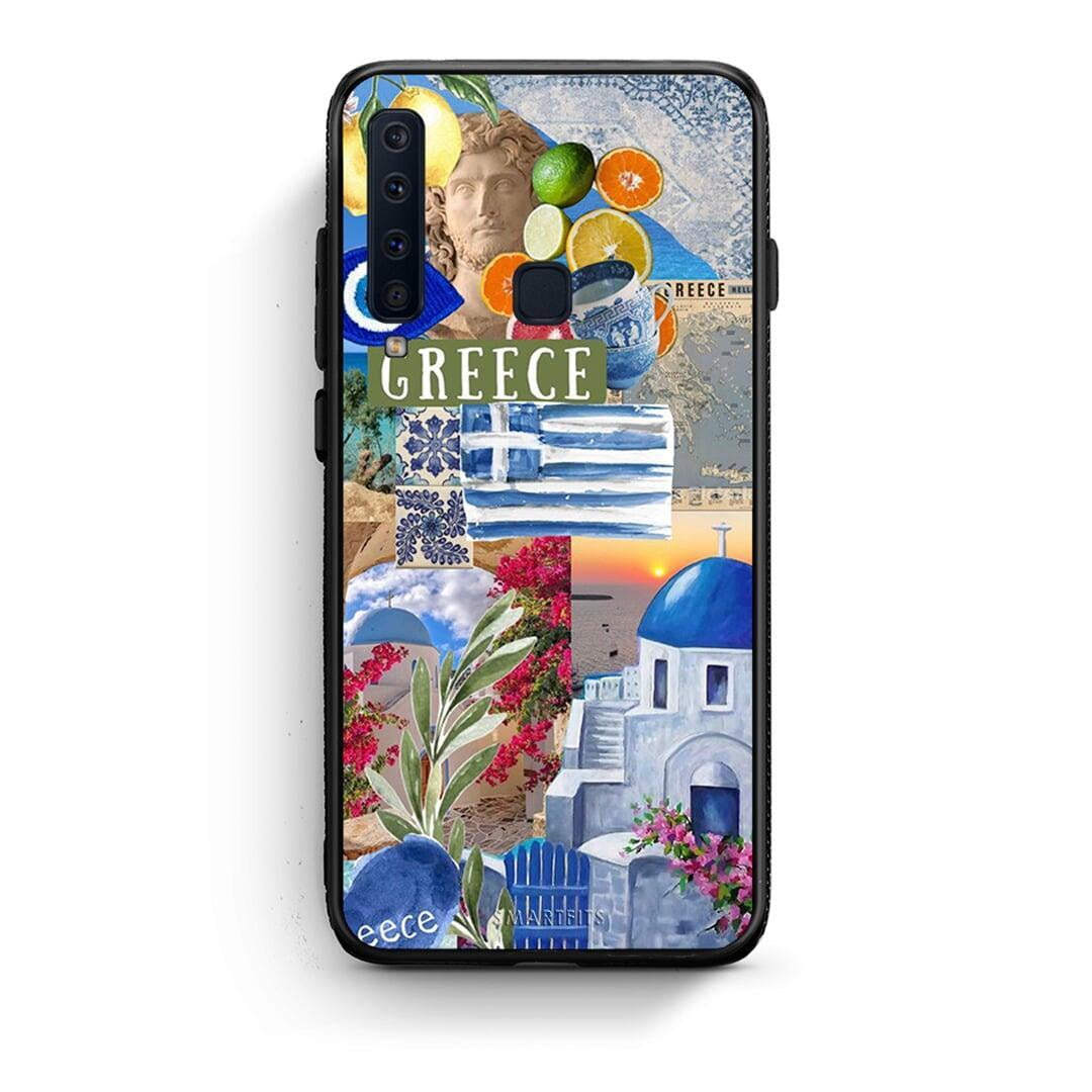 samsung a9 All Greek Θήκη από τη Smartfits με σχέδιο στο πίσω μέρος και μαύρο περίβλημα | Smartphone case with colorful back and black bezels by Smartfits