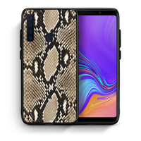 Thumbnail for Θήκη Samsung A9 Fashion Snake Animal από τη Smartfits με σχέδιο στο πίσω μέρος και μαύρο περίβλημα | Samsung A9 Fashion Snake Animal case with colorful back and black bezels