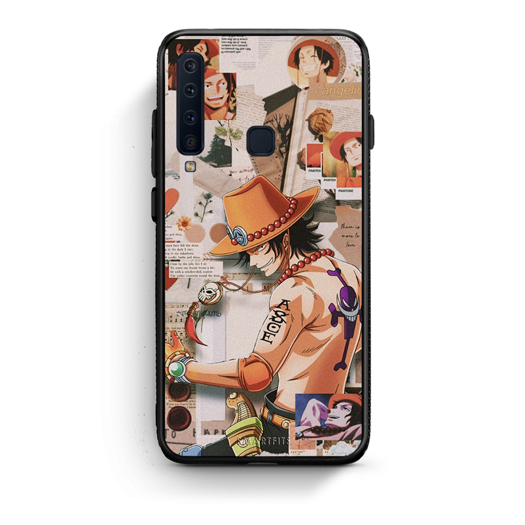 samsung a9 Anime Collage θήκη από τη Smartfits με σχέδιο στο πίσω μέρος και μαύρο περίβλημα | Smartphone case with colorful back and black bezels by Smartfits