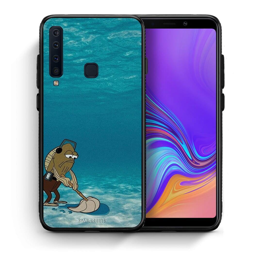 Θήκη Samsung A9 Clean The Ocean από τη Smartfits με σχέδιο στο πίσω μέρος και μαύρο περίβλημα | Samsung A9 Clean The Ocean case with colorful back and black bezels