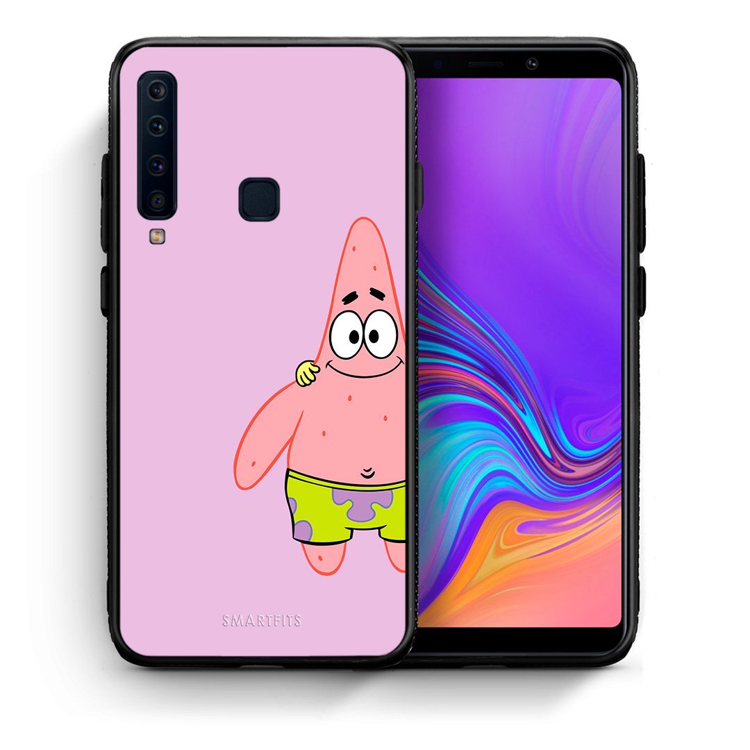 Θήκη Samsung A9  Friends Patrick από τη Smartfits με σχέδιο στο πίσω μέρος και μαύρο περίβλημα | Samsung A9  Friends Patrick case with colorful back and black bezels