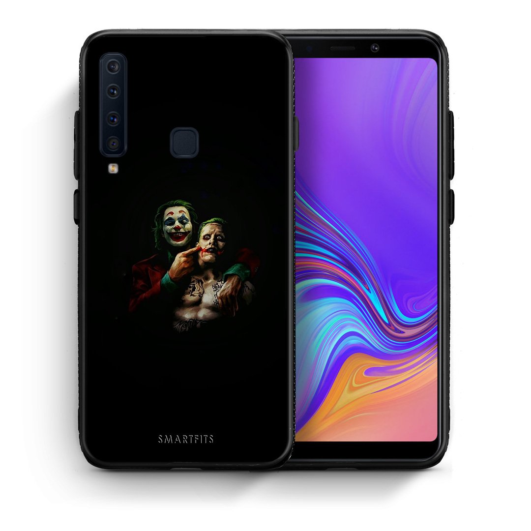 Θήκη Samsung A9 Clown Hero από τη Smartfits με σχέδιο στο πίσω μέρος και μαύρο περίβλημα | Samsung A9 Clown Hero case with colorful back and black bezels