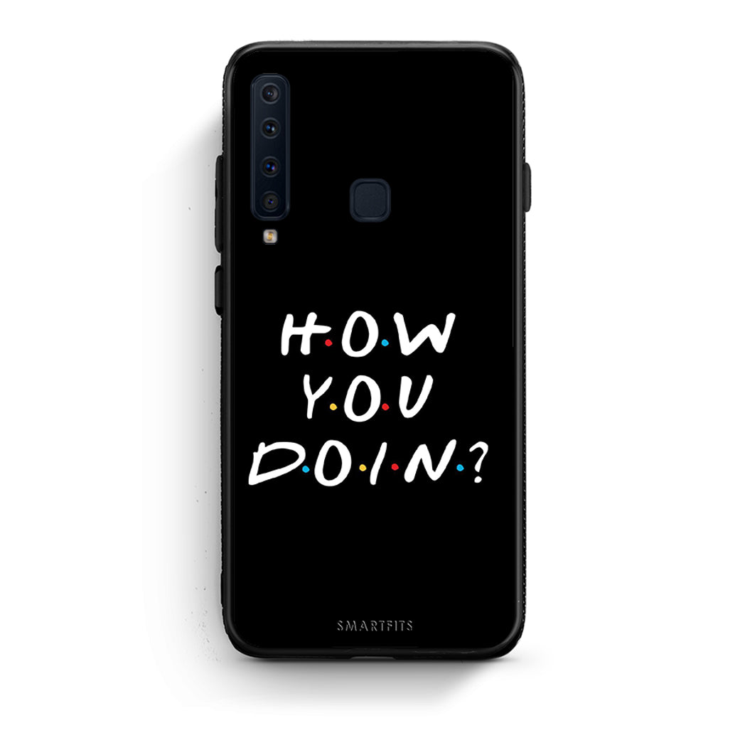 samsung a9 How You Doin θήκη από τη Smartfits με σχέδιο στο πίσω μέρος και μαύρο περίβλημα | Smartphone case with colorful back and black bezels by Smartfits
