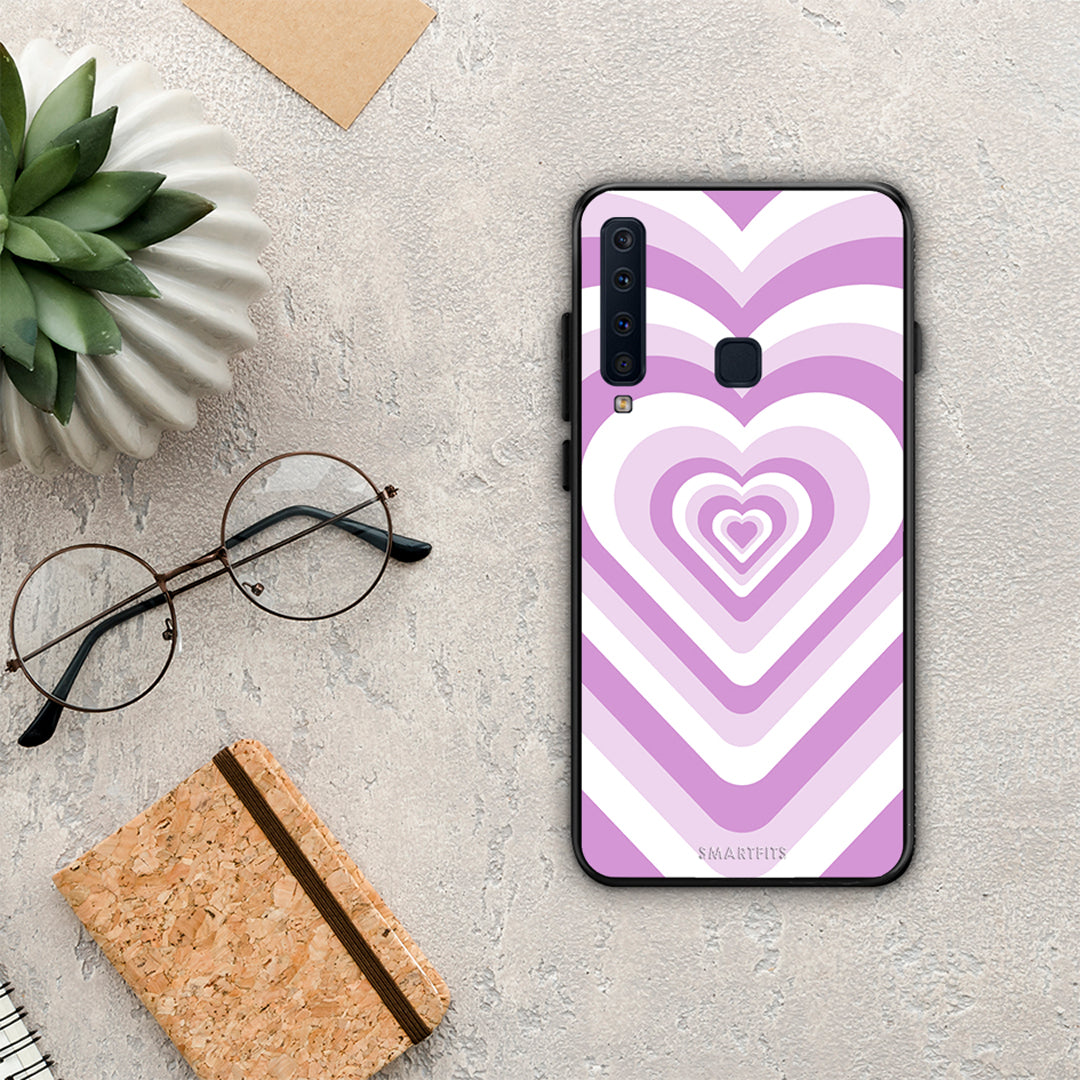 Lilac Hearts - Samsung Galaxy A9 case