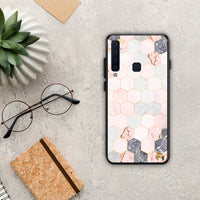 Thumbnail for Marble Hexagon Pink - Samsung Galaxy A9 case