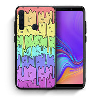 Thumbnail for Θήκη Samsung A9 Melting Rainbow από τη Smartfits με σχέδιο στο πίσω μέρος και μαύρο περίβλημα | Samsung A9 Melting Rainbow case with colorful back and black bezels