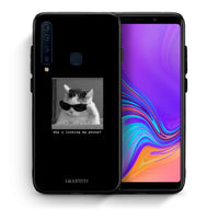 Thumbnail for Θήκη Samsung A9 Meme Cat από τη Smartfits με σχέδιο στο πίσω μέρος και μαύρο περίβλημα | Samsung A9 Meme Cat case with colorful back and black bezels
