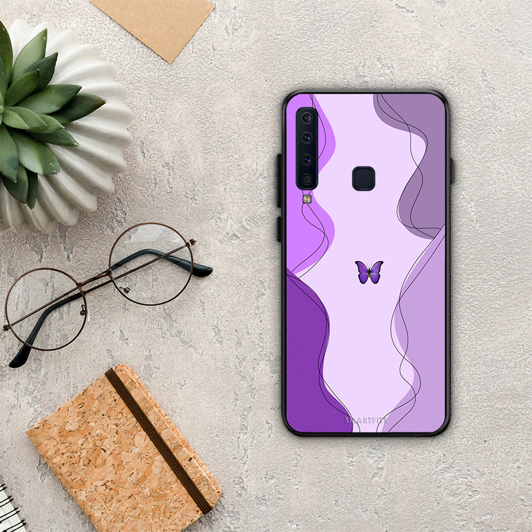 Purple Mariposa - Samsung Galaxy A9 case