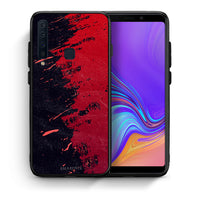 Thumbnail for Θήκη Αγίου Βαλεντίνου Samsung A9 Red Paint από τη Smartfits με σχέδιο στο πίσω μέρος και μαύρο περίβλημα | Samsung A9 Red Paint case with colorful back and black bezels
