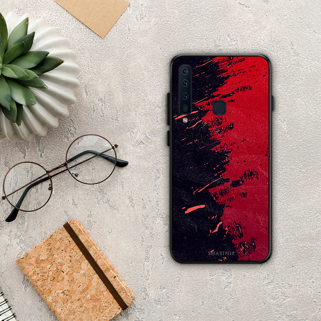 Red Paint - Samsung Galaxy A9 θήκη