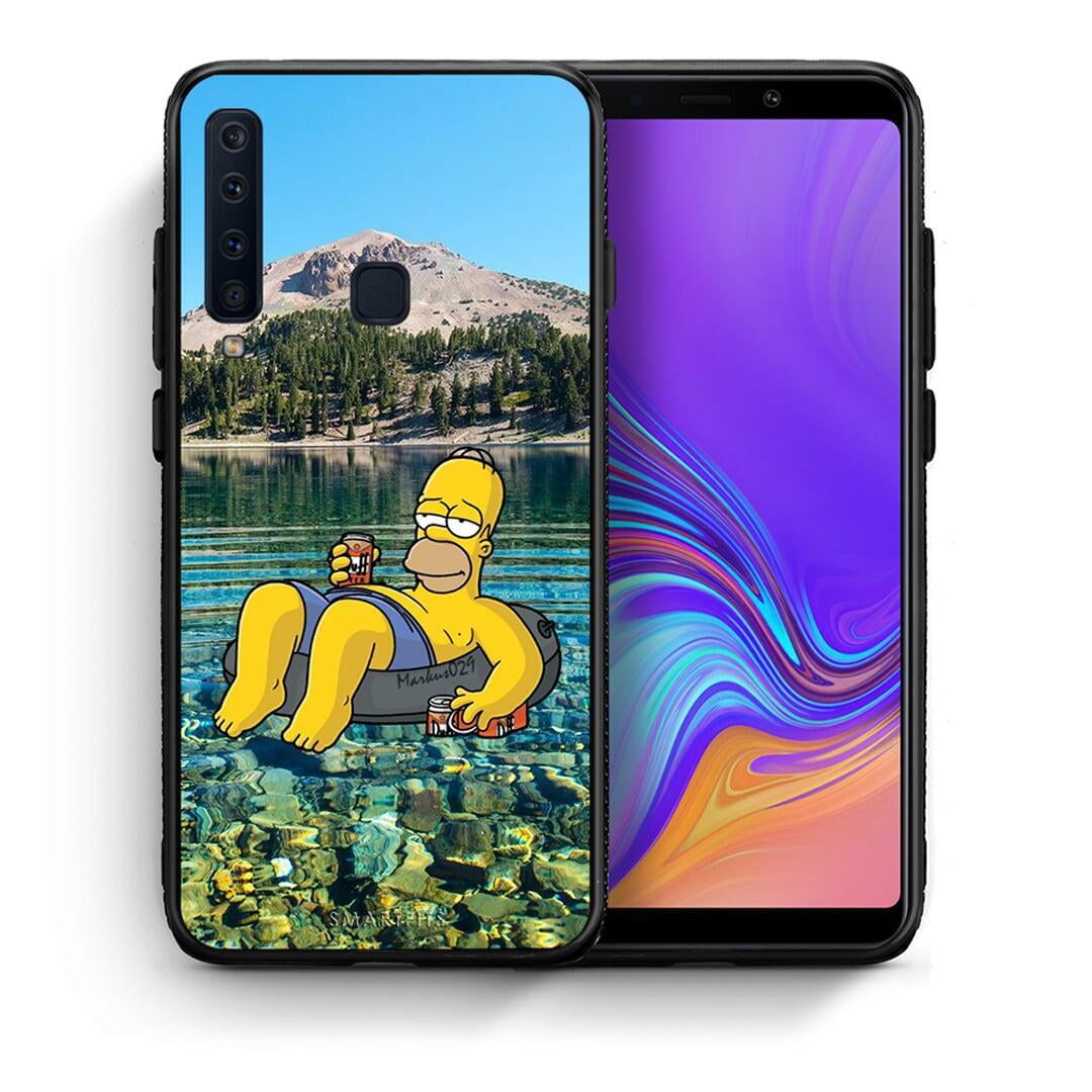 Θήκη Samsung A9 Summer Happiness από τη Smartfits με σχέδιο στο πίσω μέρος και μαύρο περίβλημα | Samsung A9 Summer Happiness case with colorful back and black bezels