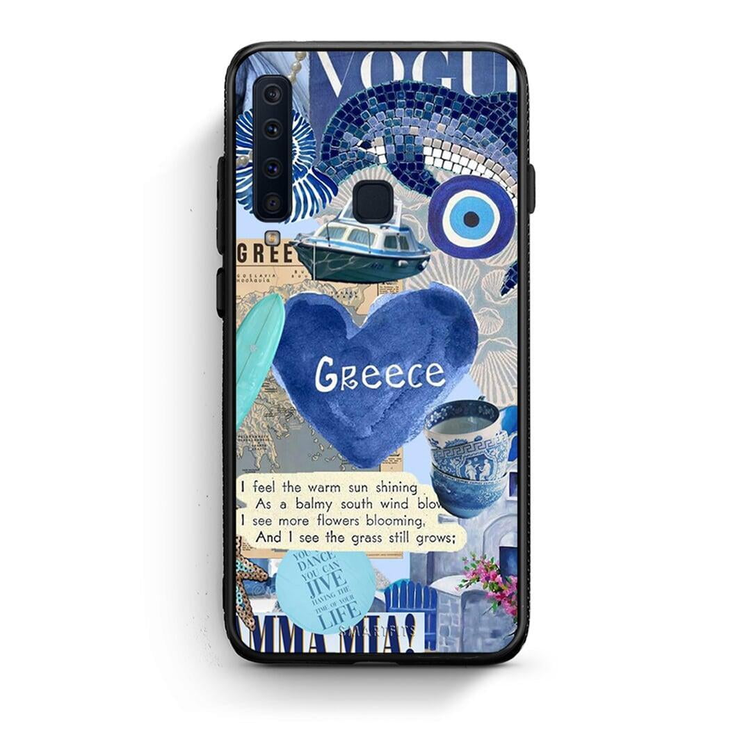 samsung a9 Summer In Greece Θήκη από τη Smartfits με σχέδιο στο πίσω μέρος και μαύρο περίβλημα | Smartphone case with colorful back and black bezels by Smartfits