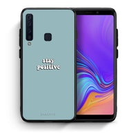 Thumbnail for Θήκη Samsung A9 Positive Text από τη Smartfits με σχέδιο στο πίσω μέρος και μαύρο περίβλημα | Samsung A9 Positive Text case with colorful back and black bezels