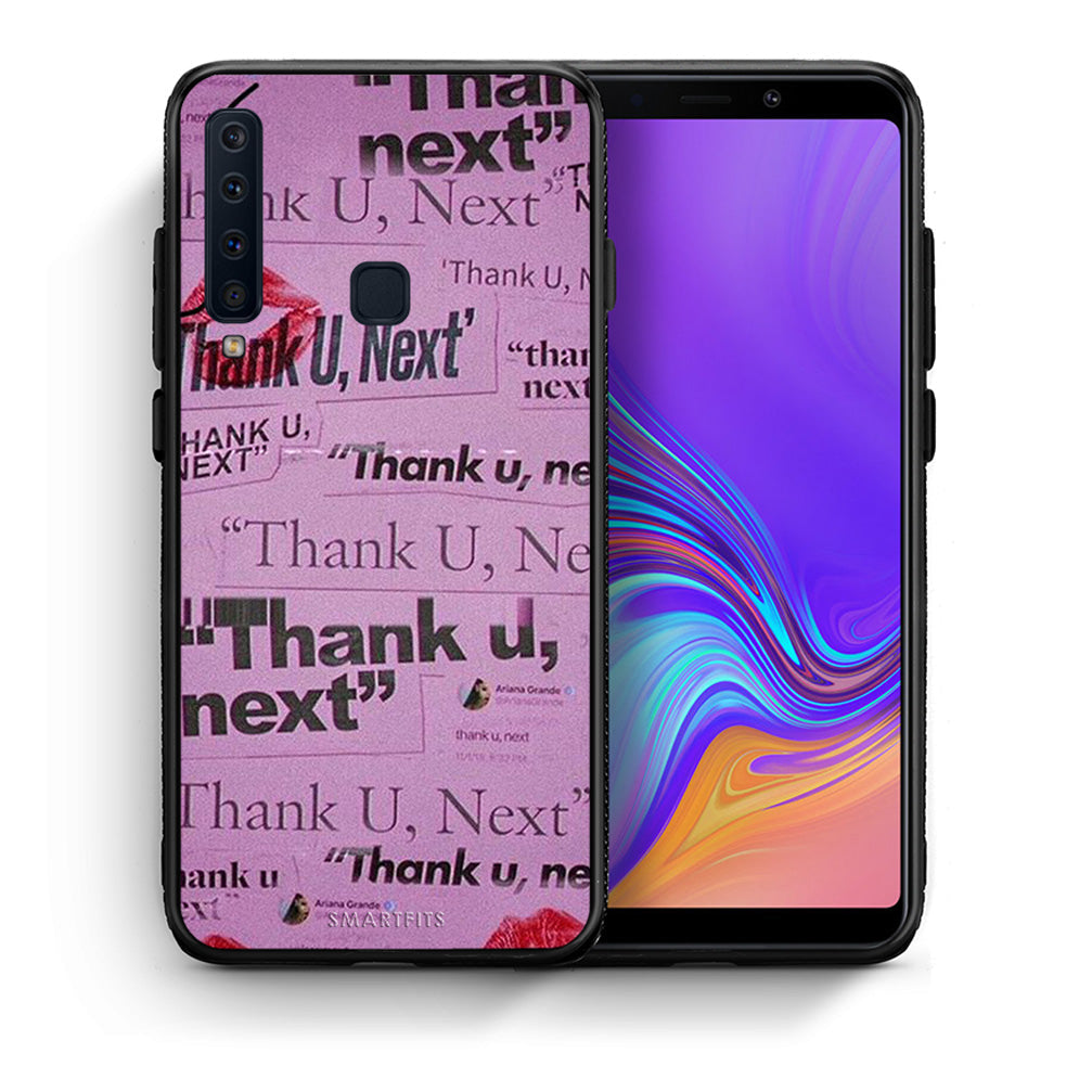 Θήκη Αγίου Βαλεντίνου Samsung A9 Thank You Next από τη Smartfits με σχέδιο στο πίσω μέρος και μαύρο περίβλημα | Samsung A9 Thank You Next case with colorful back and black bezels