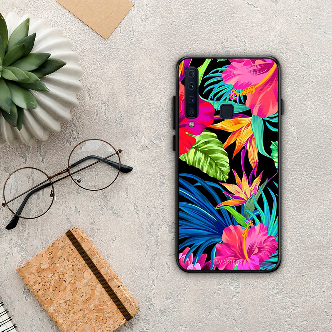 Tropical Flowers - Samsung Galaxy A9 case