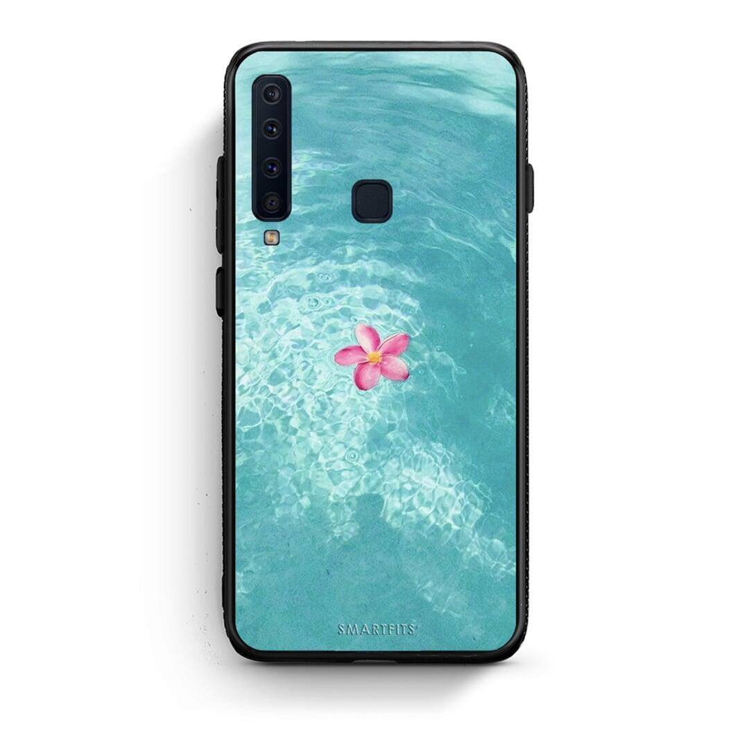 samsung a9 Water Flower Θήκη από τη Smartfits με σχέδιο στο πίσω μέρος και μαύρο περίβλημα | Smartphone case with colorful back and black bezels by Smartfits