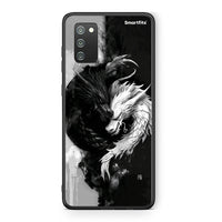 Thumbnail for Samsung A02s Yin Yang Θήκη από τη Smartfits με σχέδιο στο πίσω μέρος και μαύρο περίβλημα | Smartphone case with colorful back and black bezels by Smartfits