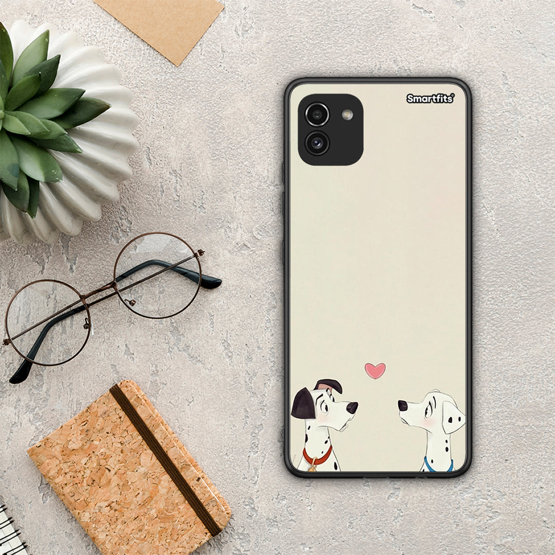 Dalmatians Love - Samsung Galaxy A03 θήκη