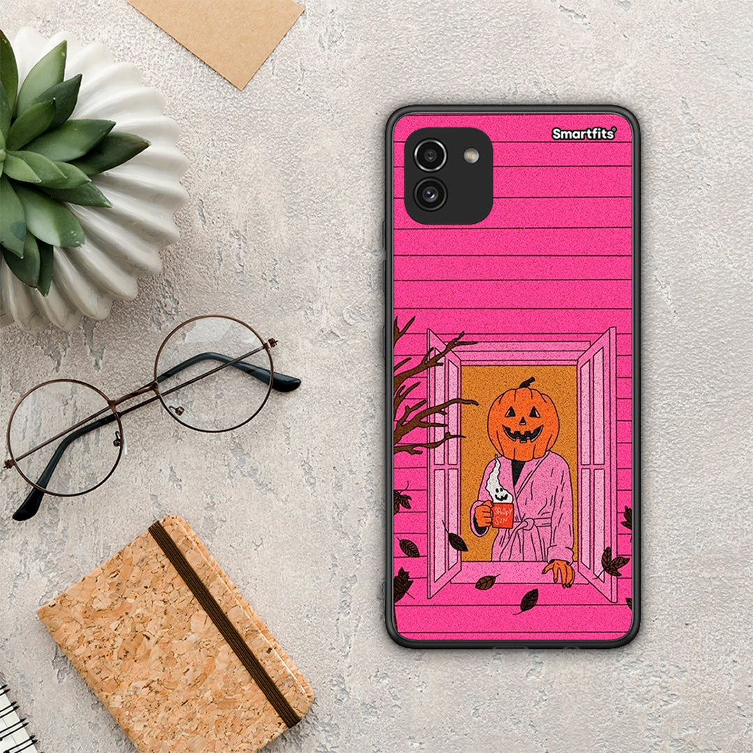 Halloween Pumpkin Lady - Samsung Galaxy A03