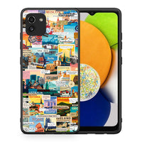 Thumbnail for Θήκη Samsung A03 Live To Travel από τη Smartfits με σχέδιο στο πίσω μέρος και μαύρο περίβλημα | Samsung A03 Live To Travel case with colorful back and black bezels