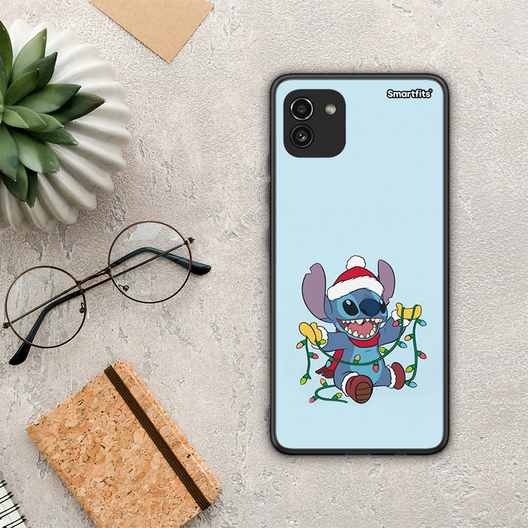 Santa Stich - Samsung Galaxy A03 case