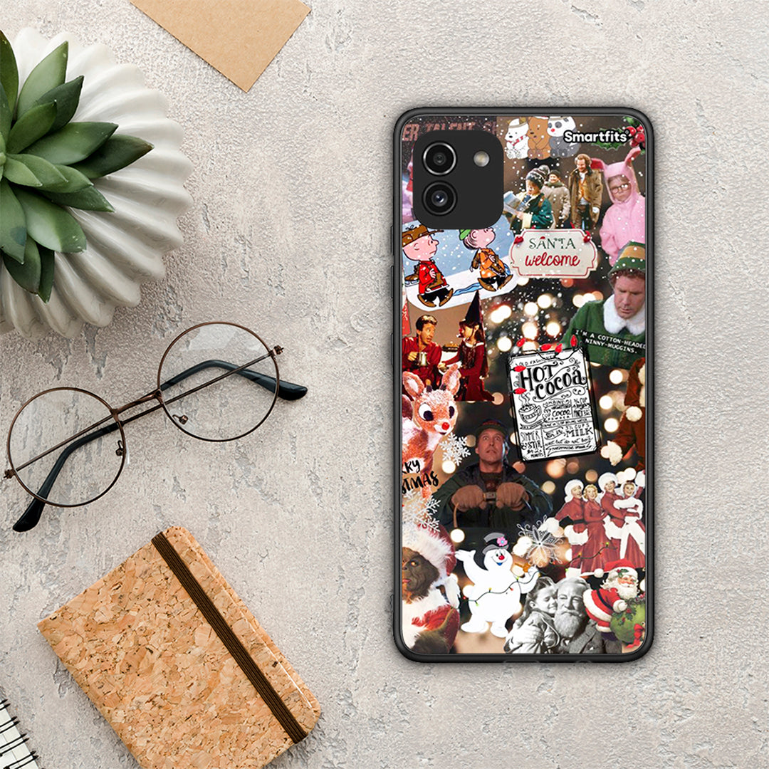 Xmas Movies - Samsung Galaxy A03 case