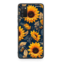 Thumbnail for Samsung A03s Autumn Sunflowers θήκη από τη Smartfits με σχέδιο στο πίσω μέρος και μαύρο περίβλημα | Smartphone case with colorful back and black bezels by Smartfits