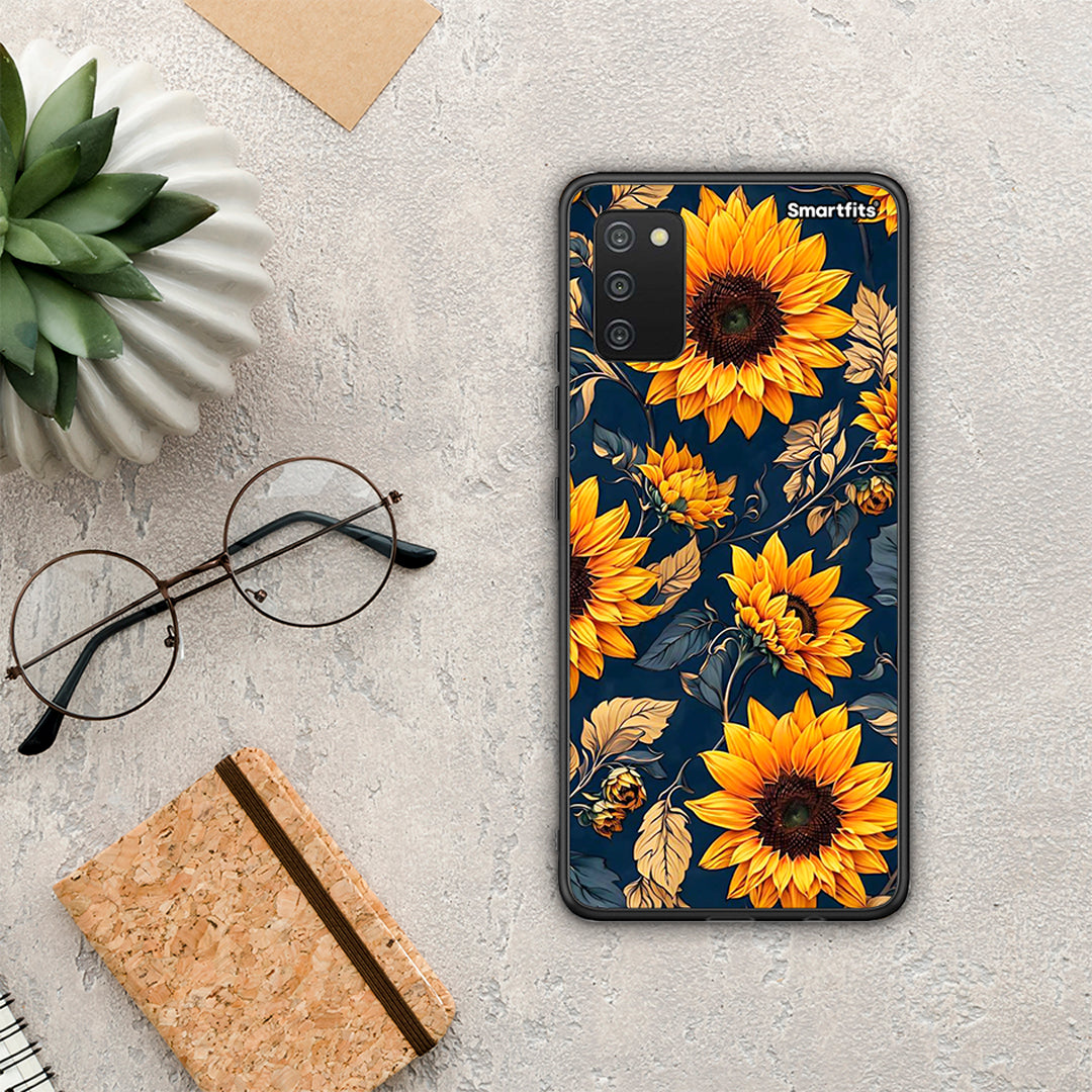 Autumn Sunflowers - Samsung Galaxy A03s case