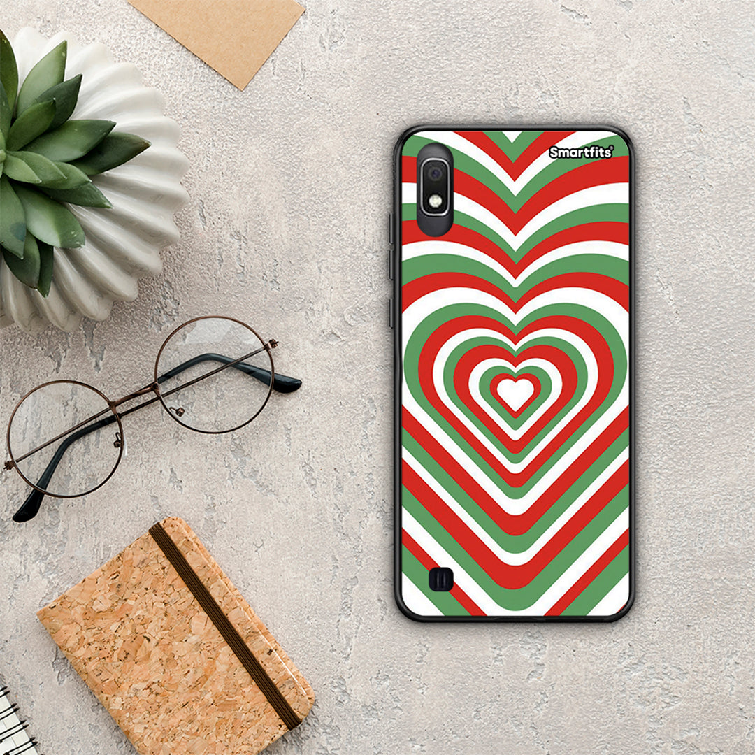 Christmas Hearts - Samsung Galaxy A10 case