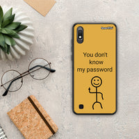 Thumbnail for My Password - Samsung Galaxy A10 case