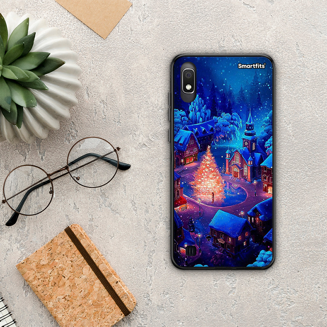 Xmas Village - Samsung Galaxy A10 case