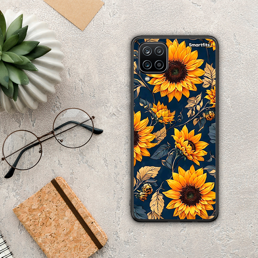 Autumn Sunflowers - Samsung Galaxy A12 θήκη