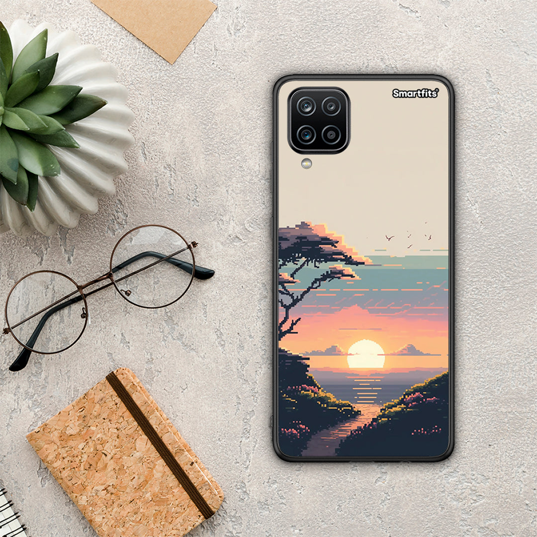 Pixel Sunset - Samsung Galaxy A12 case