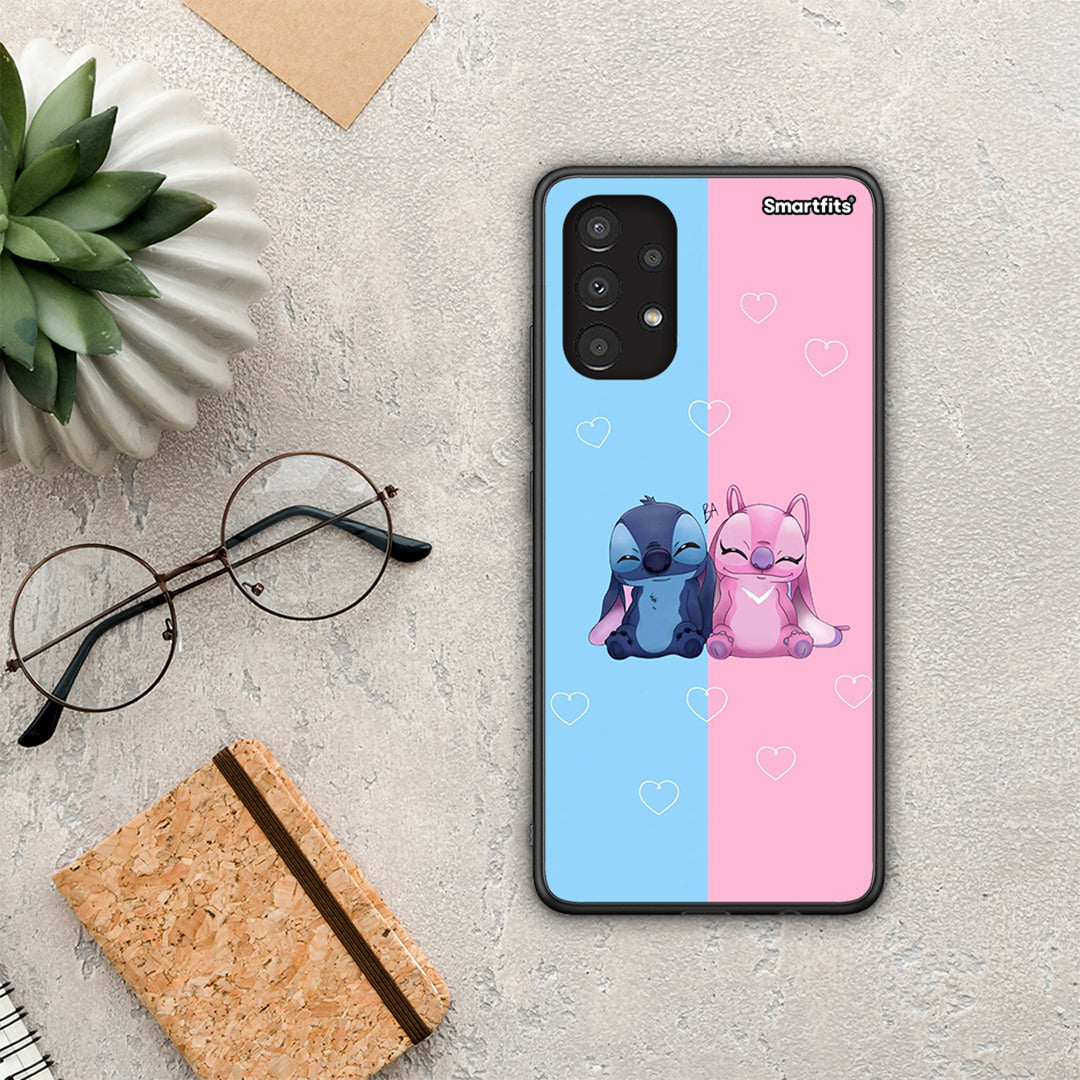 Stitch And Angel - Samsung Galaxy A13 4G θήκη