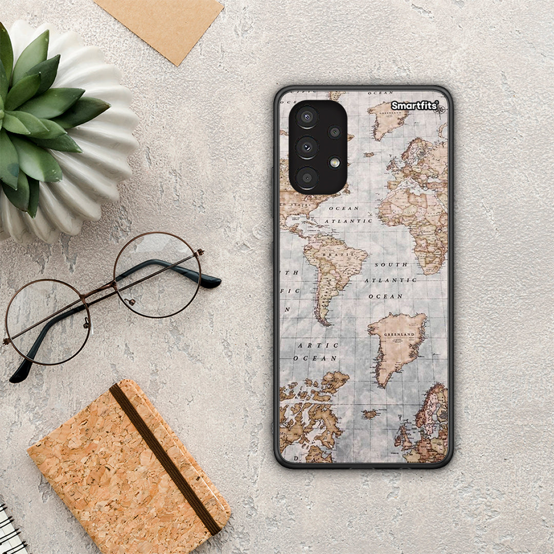 World Map - Samsung Galaxy A13 4G θήκη