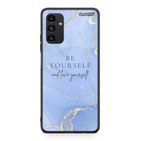 Thumbnail for Samsung A04s Be Yourself θήκη από τη Smartfits με σχέδιο στο πίσω μέρος και μαύρο περίβλημα | Smartphone case with colorful back and black bezels by Smartfits